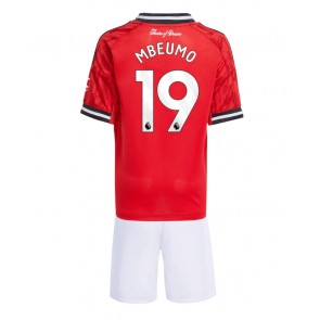 Manchester United Bryan Mbeumo #19 Hemmaställ Barn 2025-26 Kortärmad (+ Korta byxor)